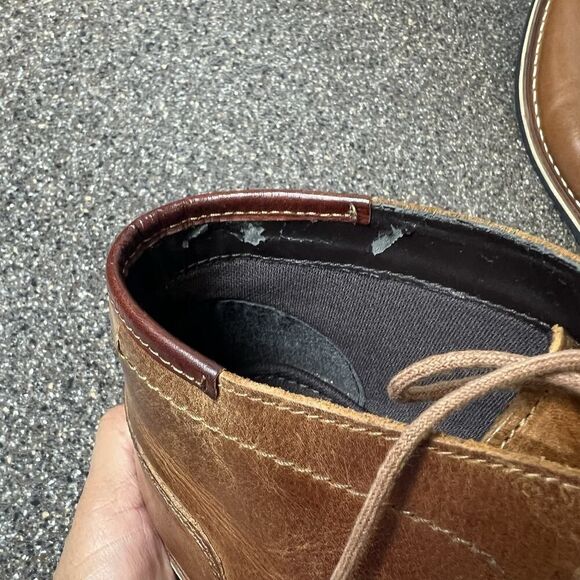 Steve Madden Chukka Cognac Leather Lace Up Boots Men\'s Size 10.5 Comfort Casual main image 7